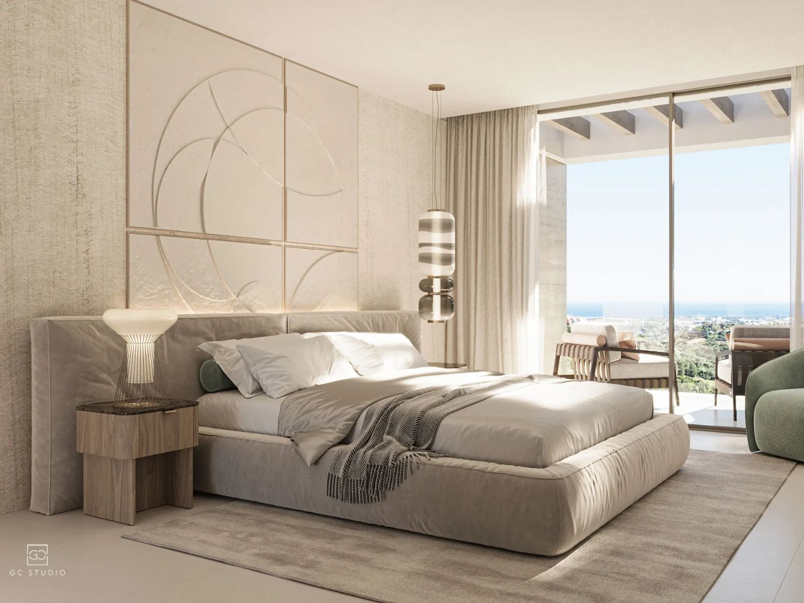 03 luxury bedroom with ocean view